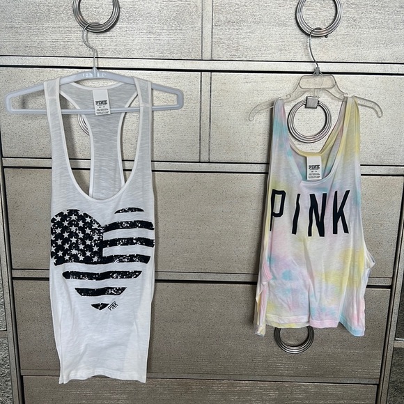 2 pink XS tank tops - Picture 1 of 1